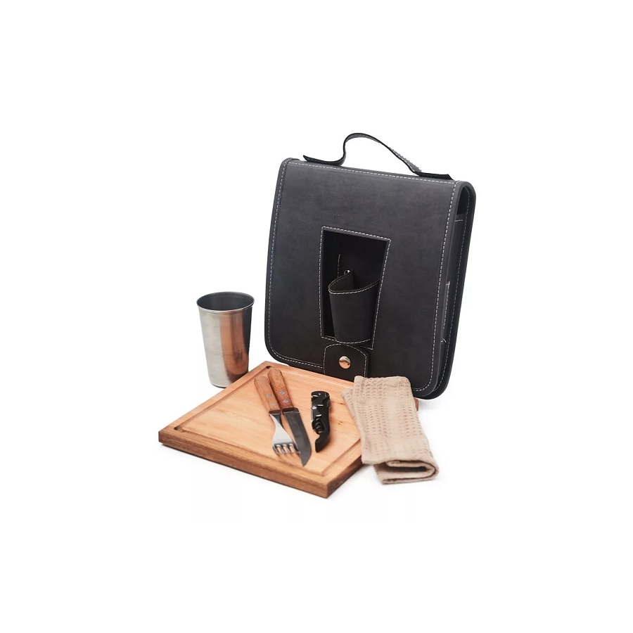 Porta Tablita Asado X1 Calado Negro