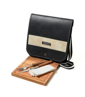 Porta Tablita Asado X1 con Correa XL Negro