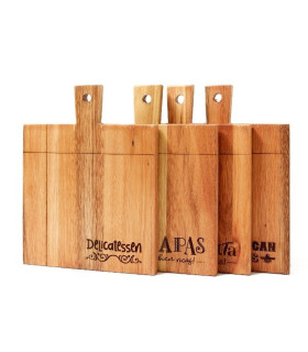 Set X4 Tabla Picada Mini 18X18