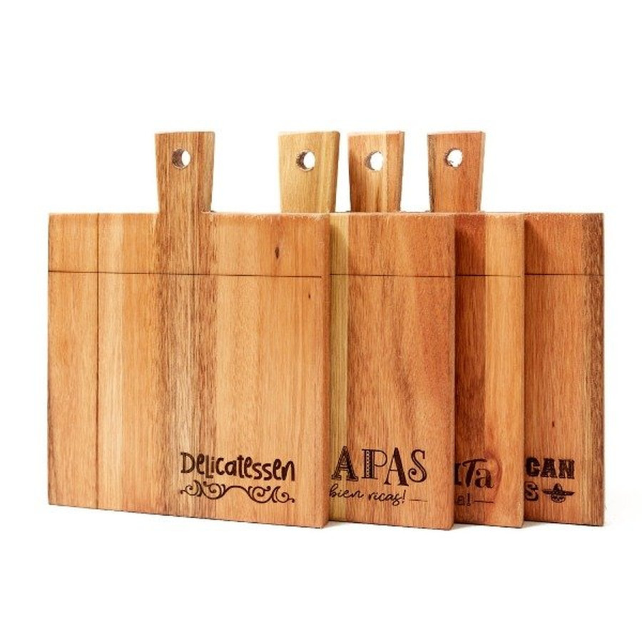 Set X4 Tabla Picada Mini 18X18