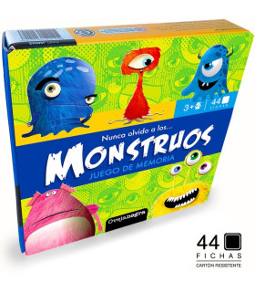 Juego de Memoria Nunca Olvido A Los Monstruos