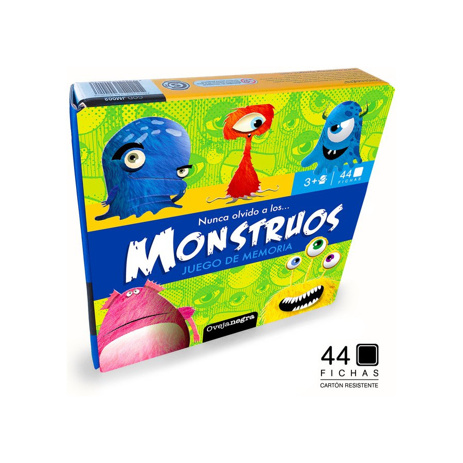 Juego de Memoria Nunca Olvido A Los Monstruos