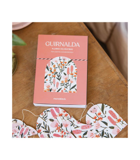 Guirnalda de 9 piezas  Flores Silvestres de Josefina Schargorodsky