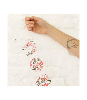 Guirnalda de 9 piezas  Flores Silvestres de Josefina Schargorodsky