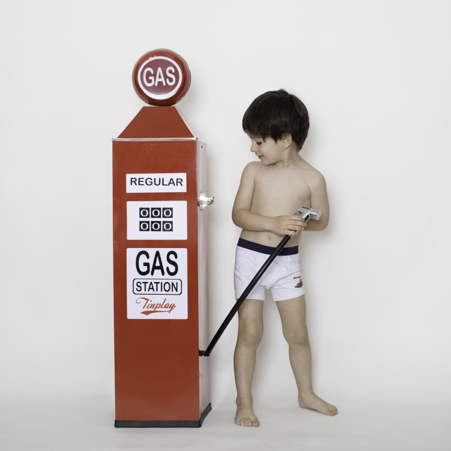 Surtidor de Nafta de Juguete Rojo Tinplay