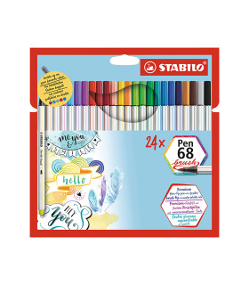 24 Marcadores Pen 68 Stabilo