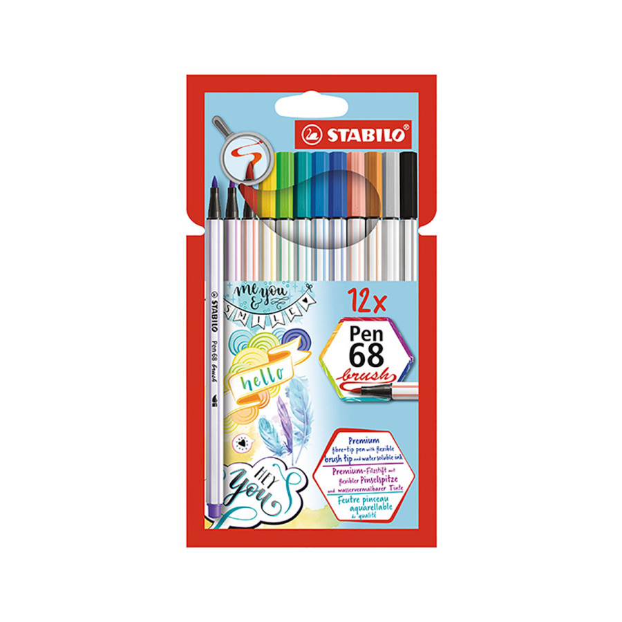 12 Marcadores Pen 68 Stabilo