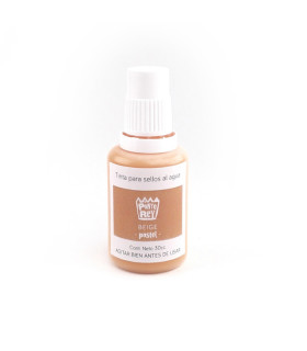 Botellita de Tinta para sellos color Beige 30 cm3