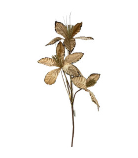 Adorno de Poinsettias Blancas 90 cm Alparamis