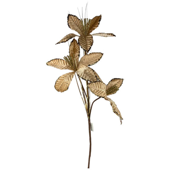 Adorno de Poinsettias Blancas 90 cm Alparamis