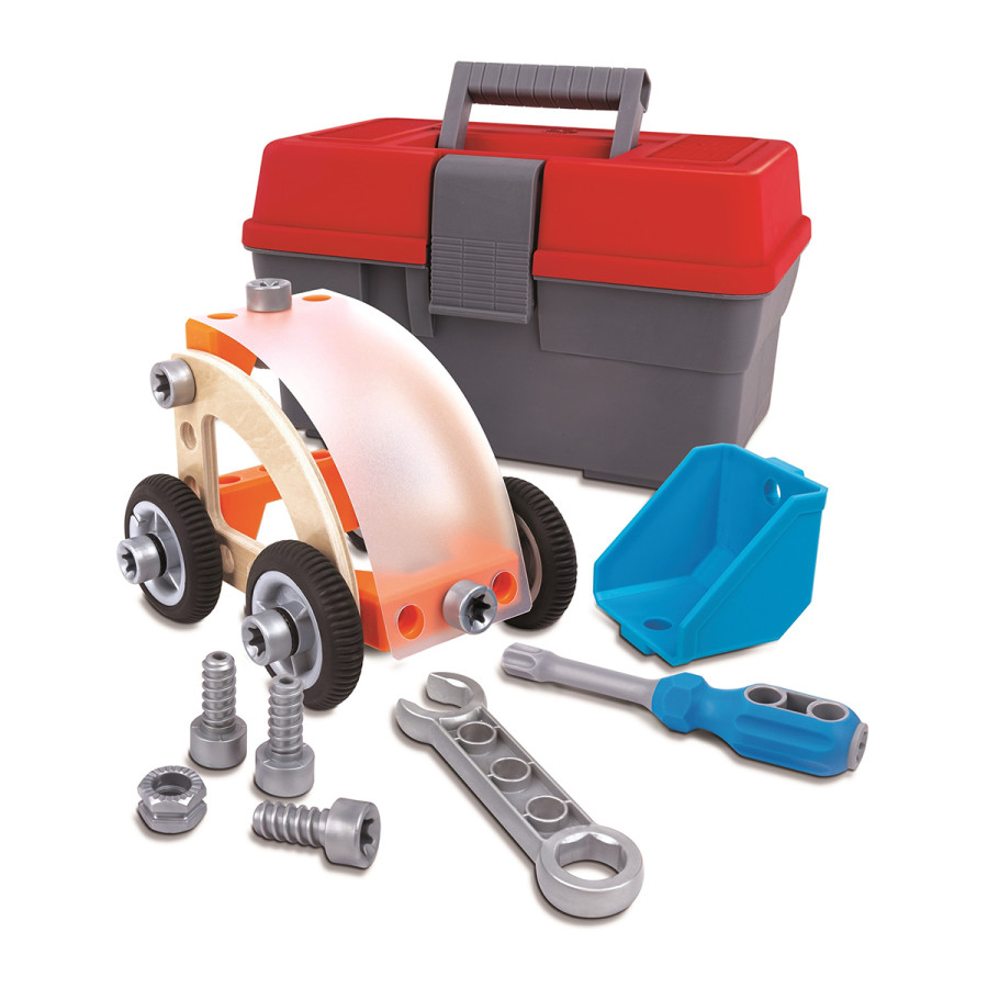 Set de Construcción de Auto 37 Piezas Junior Inventor Hape