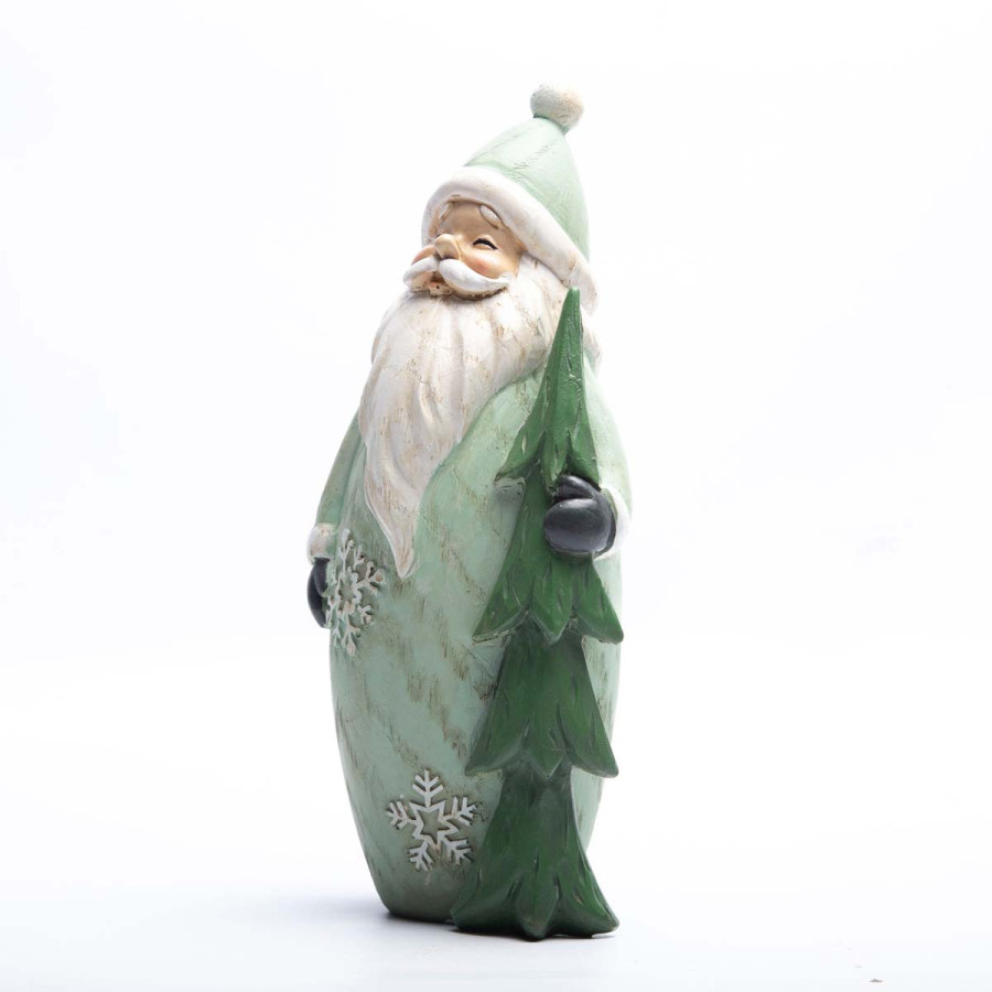 Adorno de Papá Noel con Pino 24 cm Alparamis