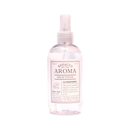 Aromatizador Textil 250 ml Línea Clásica Peonia Espacio Aroma