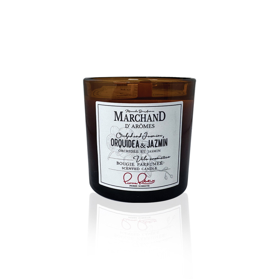 Vela Aromática Marchand D Aromes Orquídea y Jazmín 220 g