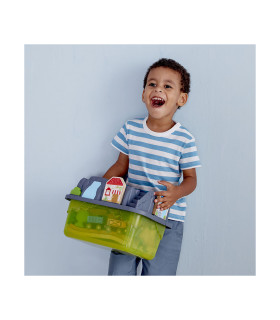 Set de Tren de Ciudad de Juguete en Caja Hape