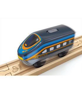 Locomotora de Juguete Negra a Batería Hape