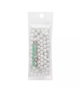 Drops Sprinkles Comestibles Maxi Perlas Blancas 30g Pastelar
