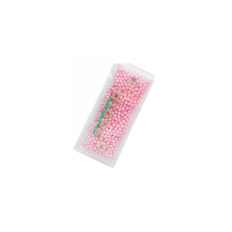 Drops Sprinkles Comestibles Perlas Rosas 30g Pastelar