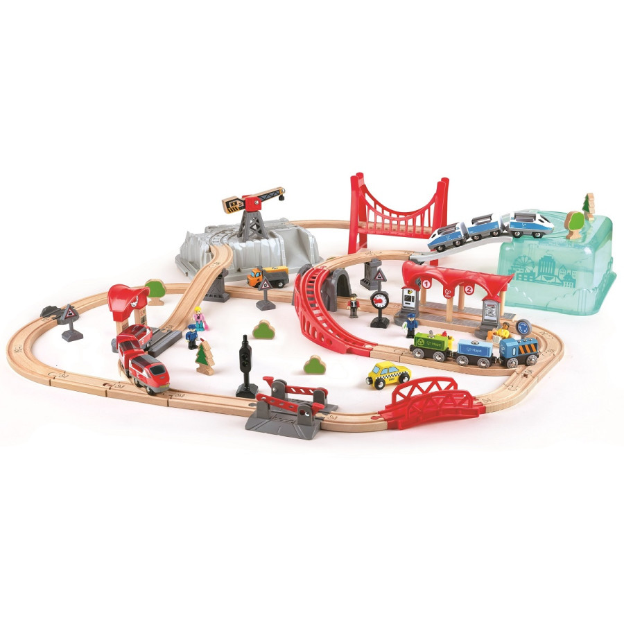 Set de Vías y Tren de 48 Piezas Bucket Train Hape