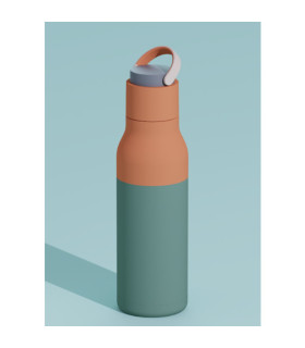 Botella Térmica Metro Pastel Green 650 ml Asobu