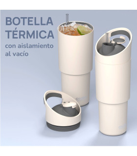 Botella Térmica Deportiva Cosmic White 1 l Asobu