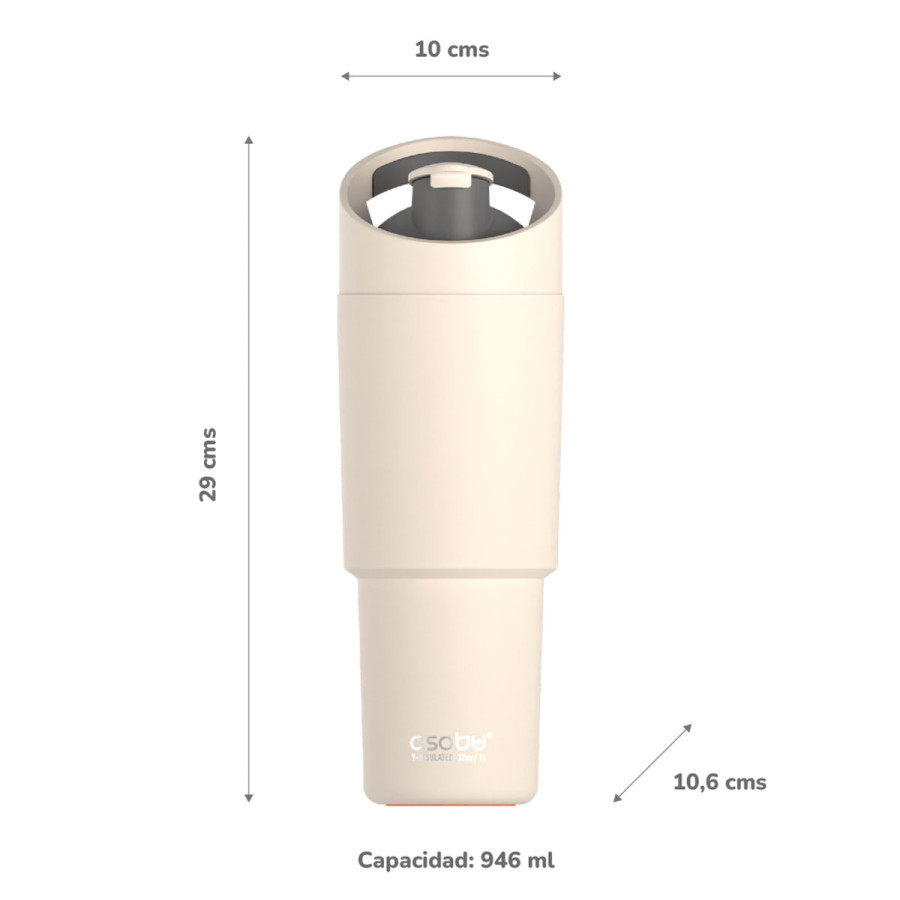 Botella Térmica Deportiva Cosmic White 1 l Asobu