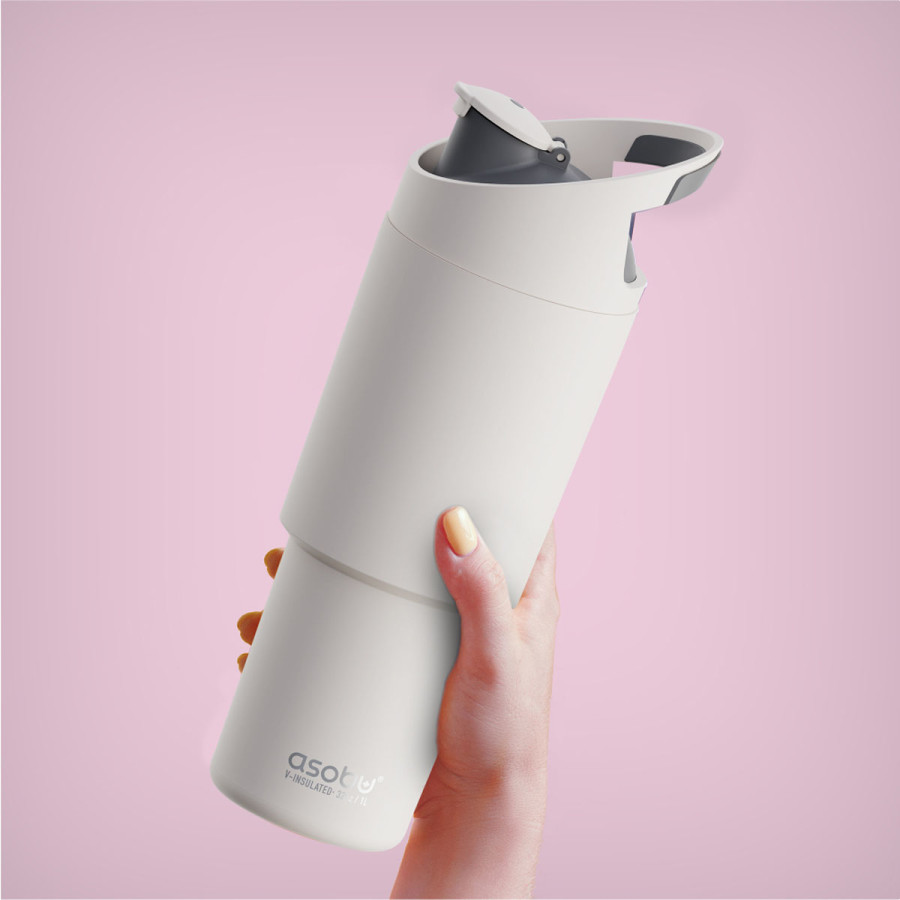 Botella Térmica Deportiva Cosmic White 1 l Asobu