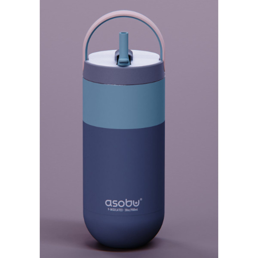 Botella Térmica Orbit Pastel Blue 900 ml Asobu