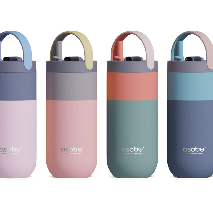Botella Térmica Orbit Pastel Blue 900 ml Asobu