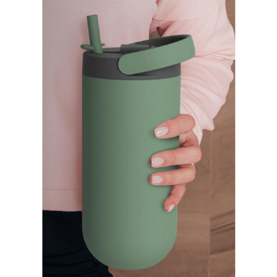 Botella Térmica Orbit Basil Green 900 ml Asobu