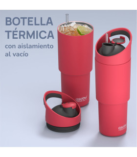 Botella Térmica Deportiva Cosmic Red 1 l Asobu