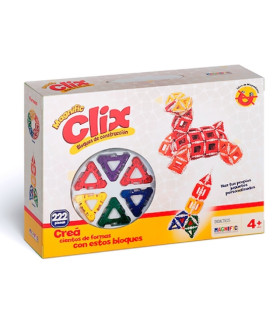 Bloques De Construcción Magnific Clix 222 Pzas