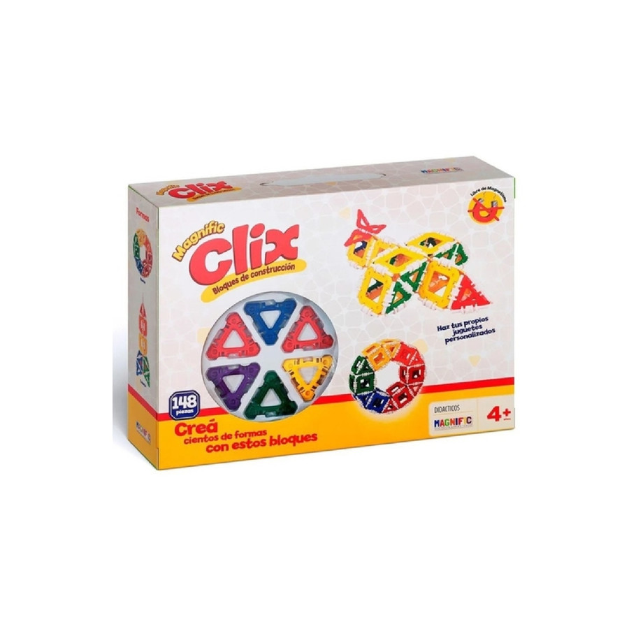 Bloques De Construcción Magnific Clix 148 Pzas