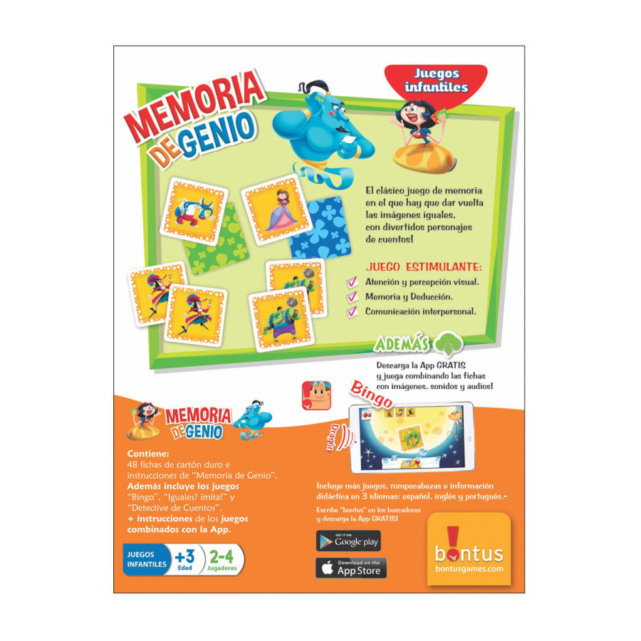 Juego de Mesa Didáctico Memoria de Genio