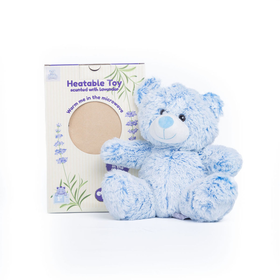 Peluche Térmico Oso Suavecito Celeste Fur Buddies
