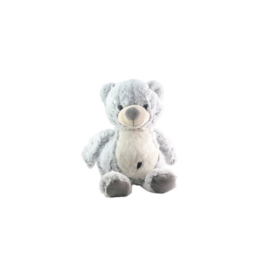 Peluche Térmico Animales Oso Gris Fur Buddies