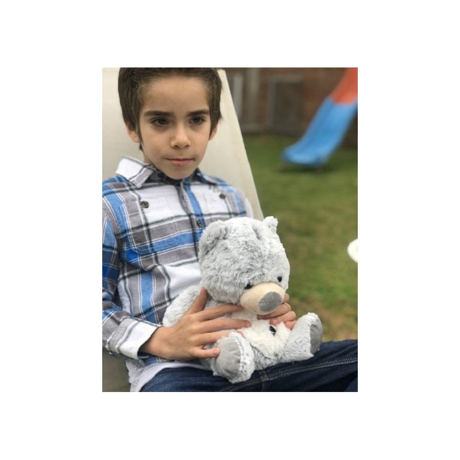 Peluche Térmico Animales Oso Gris Fur Buddies