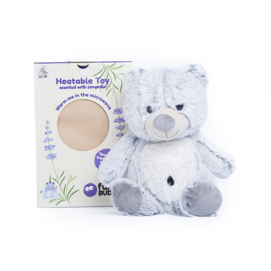 Peluche Térmico Animales Oso Gris Fur Buddies