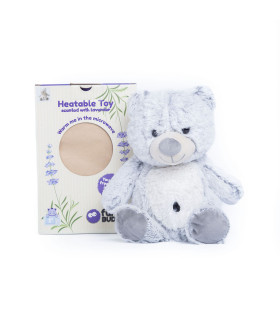 Peluche Térmico Animales Oso Gris Fur Buddies