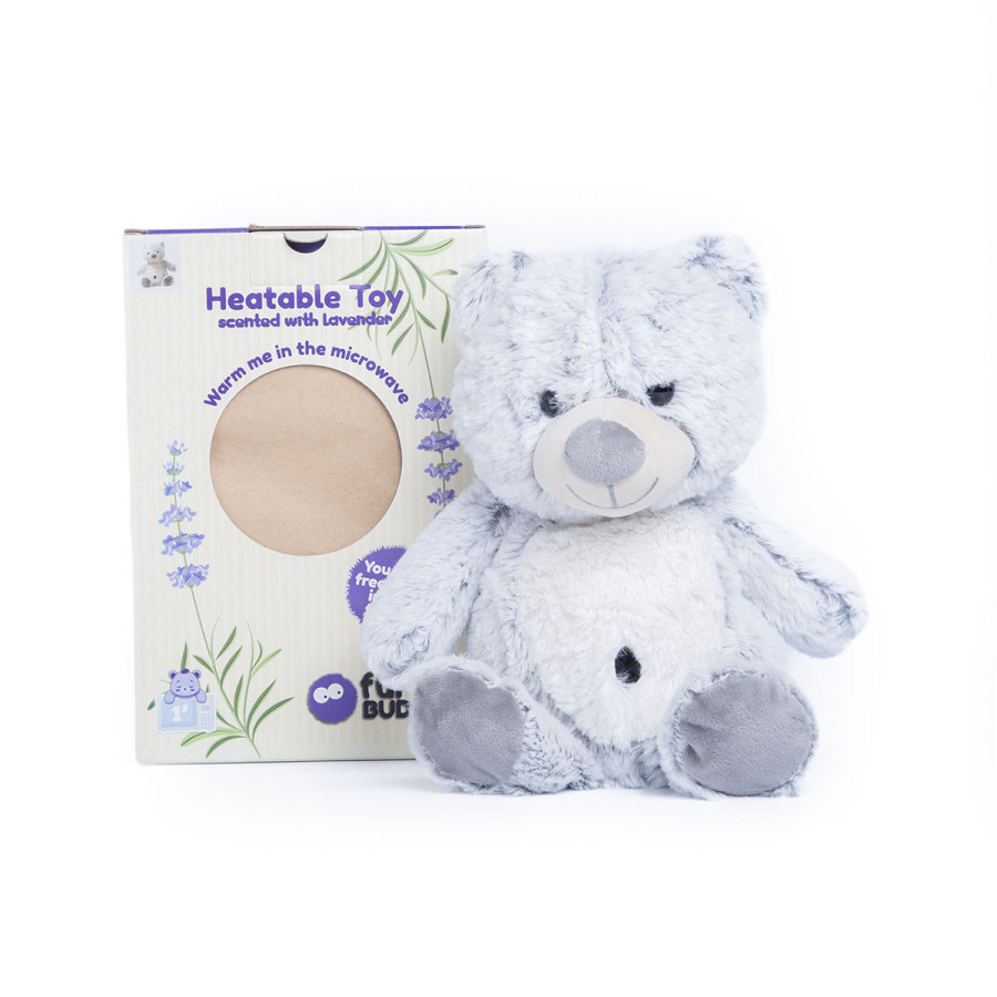 Peluche Térmico Animales Oso Gris Fur Buddies