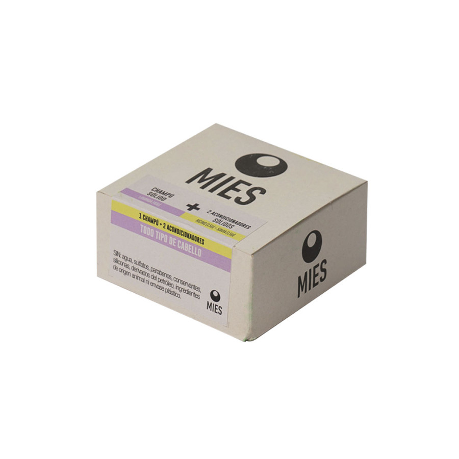Dúo Capilar Champú Lavanda y 2 Acondicionadores Mies