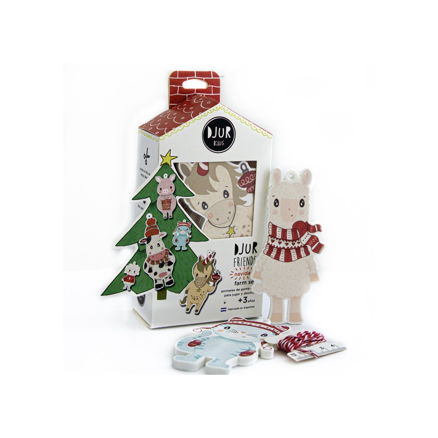 Animales De La Granja Para El Agua Edicion Navidad