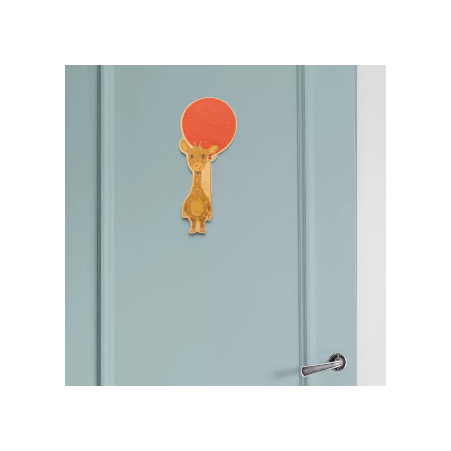 Pizarra Decorativa Globo Jirafa