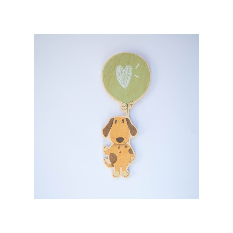 Pizarra Decorativa Globo Perro