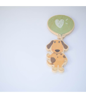 Pizarra Decorativa Globo Perro