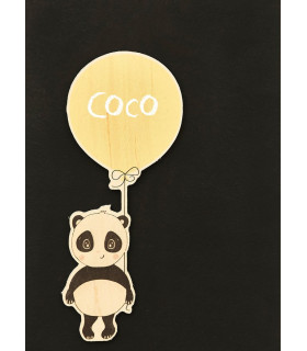 Pizarra Decorativa Globo Panda