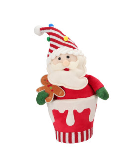 Adorno Santa Y Gingerbread Sentados Medianos 18*14 Cm
