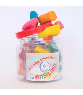 Pote de 20 Sticks de Masa para Moldear Masilina