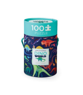 Puzzle De 100 Piezas Mundo Dinosaurios