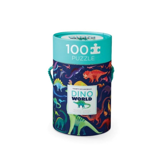 Puzzle De 100 Piezas Mundo Dinosaurios